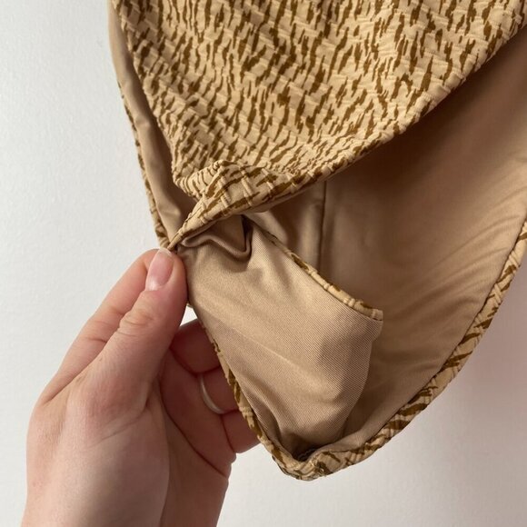 Aerie SET Jacquard Scrunchie Scoop Bikini Top + Cheeky Bottom Size M/L - Picture 9 of 10